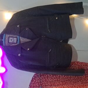 Lamb Leather Blue Grey Marco Piel Moto Jacket